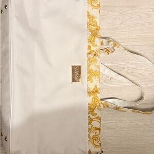 Versace Tote in White and Gold